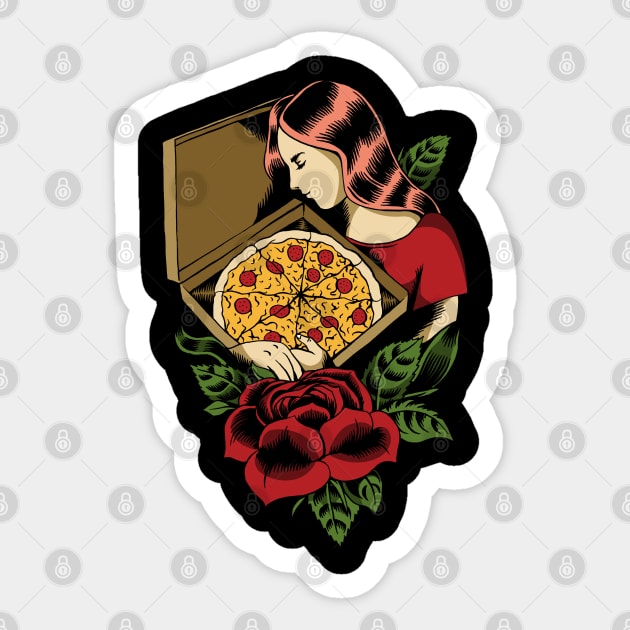 Pizza Forever Sticker by popcornpunk